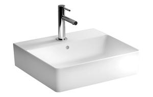 VitrA Nuo 500x440mm 1TH Countertop Basin w/Overflow - White